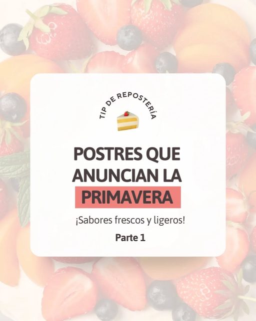¡Cambio de temporada y cambio de postres! 🧡Empiezan a apetecer tartas más ligeras, cremas suaves y mucha fruta fresca. Limón, fresas, frutos rojos, mousses delicadas… sabores que encajan con días más largos. Y con presentaciones más coloridas.Guarda esta guía y recurre a ella cuando quieras preparar algo muy de temporada. 🌿✨#labasedelapastelería #postresdeprimavera #reposteríadeestación #tartas #frutadetemporada