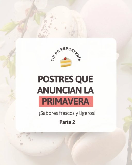 Seguimos con el cambio de temporada y de sabores🌻La primavera renueva la energía y nos trae días más largos. ¿Qué nos apetece? Bizcochos más ligeros, toques cítricos y combinaciones suaves con las que adornar esta época tan dulce del año.¿Y tú, qué recetas nos recomiendas?#labasedelapasteleria #postresdeprimavera #reposteriadeestacion #tartas #frutadetemporada