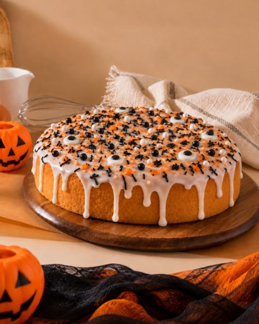 Un poco de glaseado, sprinkles y ojos por todas partes… 👀🎃
Nuestra base también se apunta a Halloween.
#labasedelapasteleria #halloween #pasteleria #reposteria #tartas