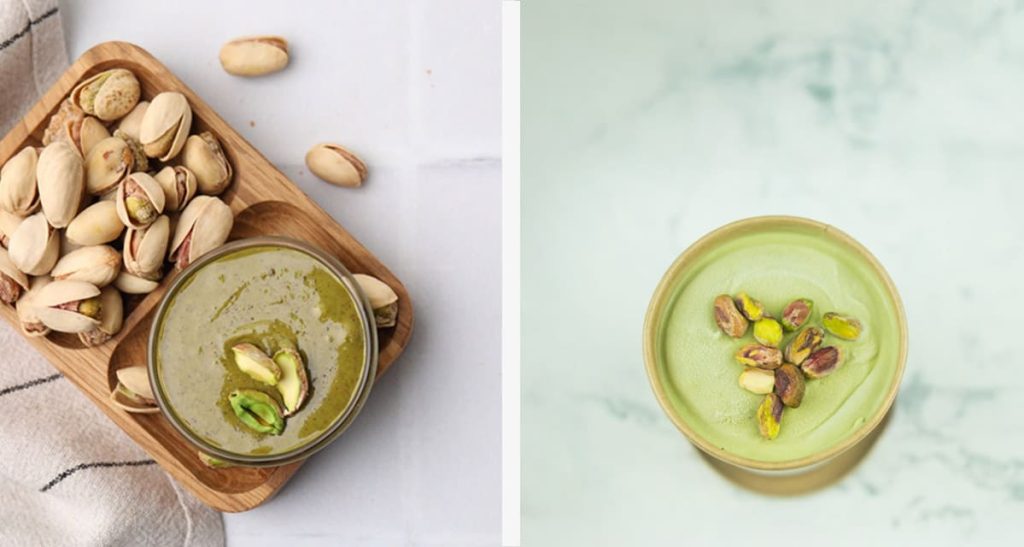 Tipos de cremas de pistachos